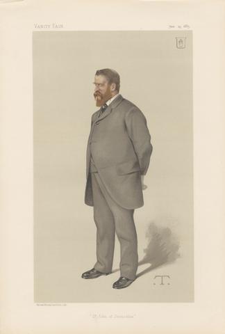 Theobald Chartran Vanity Fair - Bankers and Financiers. 'St. John of Jerusalem'. Sir Edmund Anthony Harley Lechmere. 23 June 1883