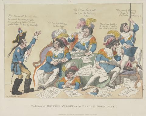 George Moutard Woodward The Effects of British Valour on the French Directory