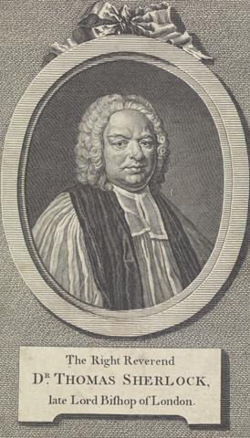 unknown artist The Right Reverend Dr. Thomas Sherlock, late Lord Bishop of London