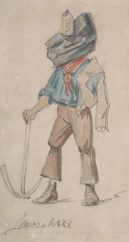 John Leech Caricature of the County Lancashire