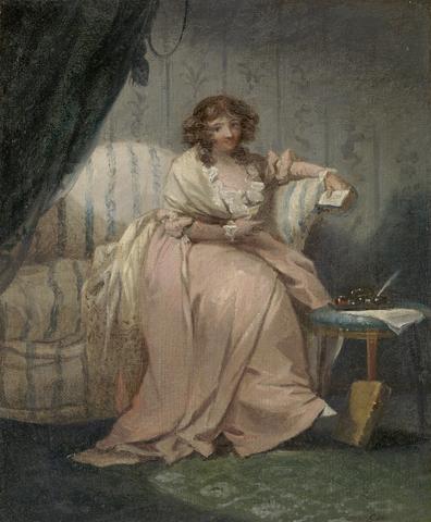 George Morland A Woman, possibly Anne (née Ward) Morland, Wife of the Artist
