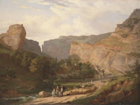George Vincent A View of Cheddar Gorge