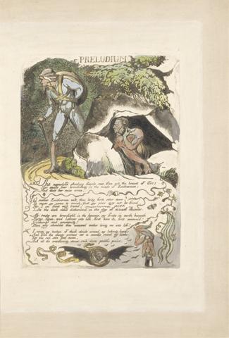 William Blake Europe. A Prophecy, Plate 3, "Preludium"