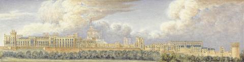 Sir Jeffry Wyatville Windsor Castle, Berkshire: Distant View from the North