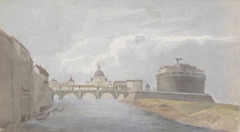 Isaac Weld On the Tiber/ Castle of St. Angelo