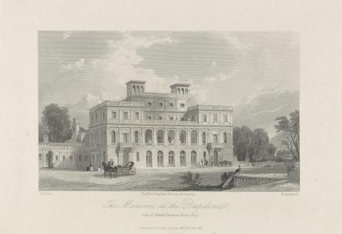 Edward Radclyffe The Mansion at the Deepdene. Seat of Henry Thomas Hope, Esq.