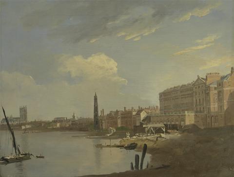 William Hodges The Thames and the Adelphi
