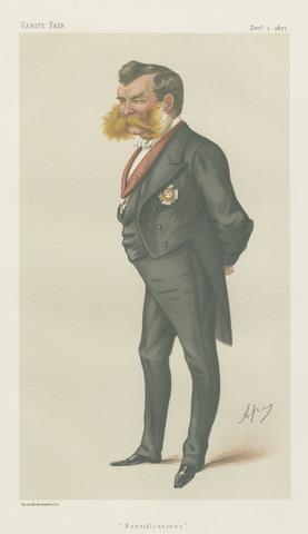 Carlo Pellegrini Vanity Fair: Military and Navy; 'Fortifications', Sir John Lintorn Arabin Simmons, December 1, 1877