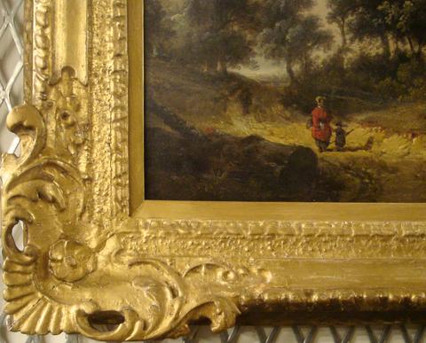 unknown framemaker British, Louis XV style frame