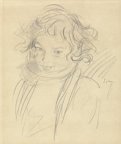 Augustus Edwin John Casper John as a Child