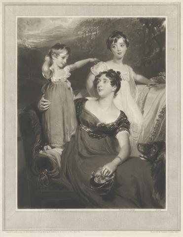 Samuel Cousins Lady Acland and Children