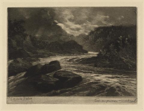 Francis Seymour Haden A Salmon River, no. 2