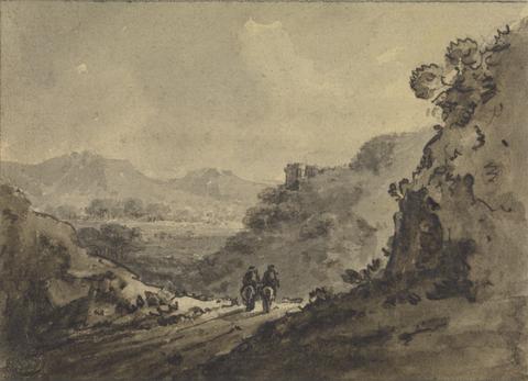 Rev. William Gilpin Landscape with Two Horsemen on a Road