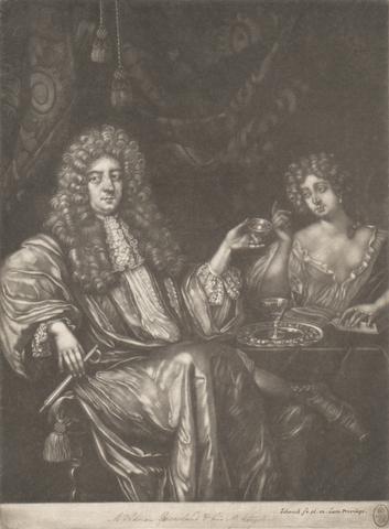 Pieter Schenck Mr. Adrian Severland and his Mistress