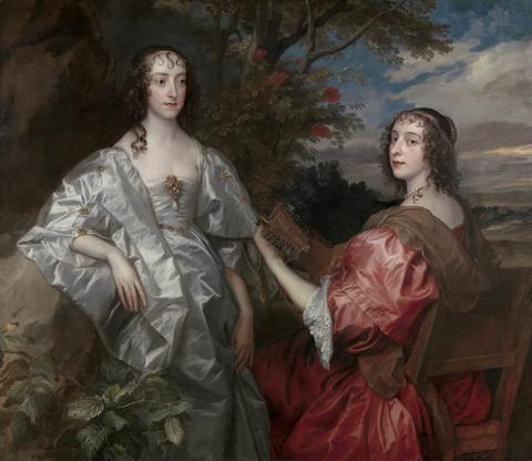 Sir Anthony Van Dyck Katherine, Countess of Chesterfield, and Lucy, Countess of Huntingdon