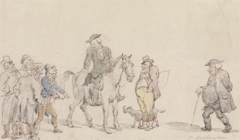 Thomas Rowlandson The Vicar of Wakefield: The Vicar Selling his Horse