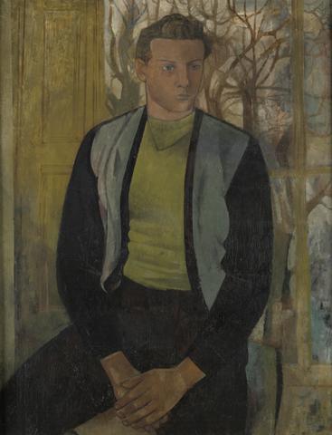 John Minton Portrait of a Young Man Seated