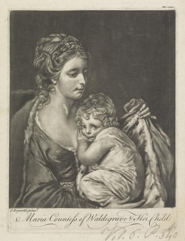 unknown artist Maria Countess of Waldegrave and Her Child