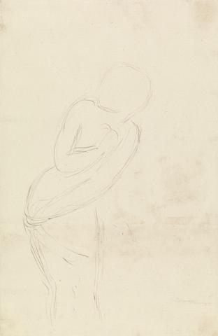 William Holman Hunt Sketch of a Woman (Study for Isabella and the Pot of Basil)