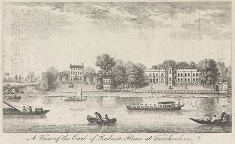 unknown artist A View of the Earl of Radner's House at Twickenham