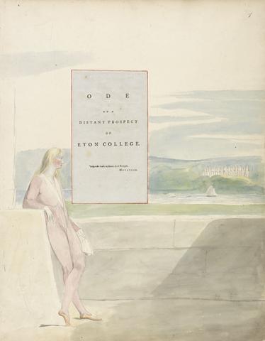 William Blake The Poems of Thomas Gray, Design 13, "Ode on a Distant Prospect of Eton College."