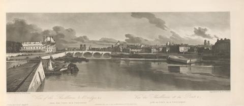 Thomas Girtin View of the Tuilleries and Bridge and etc. taken from Pont de la Concorde
