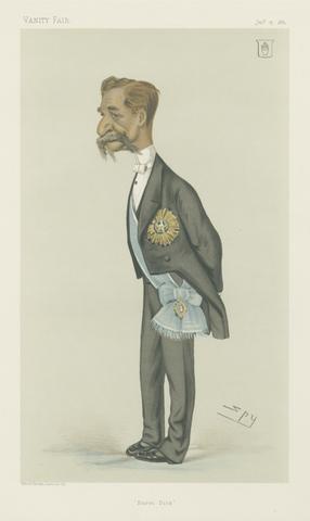 Leslie Matthew 'Spy' Ward Politicians - Vanity Fair. 'Burra Dick' Sir Richard Temple. 15 January 1881