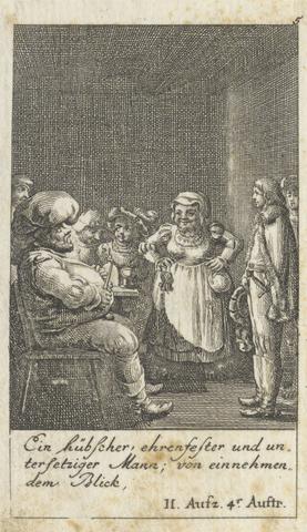 Daniel Nikolaus Chodowieki 'Henry IV, Part I,' Act II, Scene IV