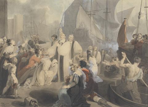 Richard Westall The Seven Bishops Going To Trial