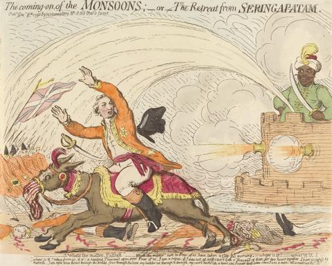 James Gillray The Coming-On, of the Monsoons; or - The Retreat from Seringapatam