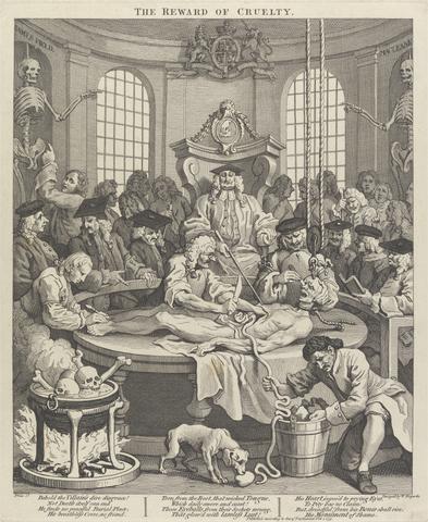 William Hogarth The Four Stages of Cruelty: The Reward of Cruelty (Anatomy Theatre)