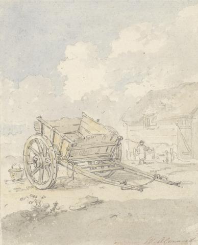 William Alexander Study of a Farm Cart