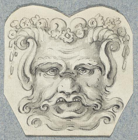 Augustin Heckel A Grotesque Mask