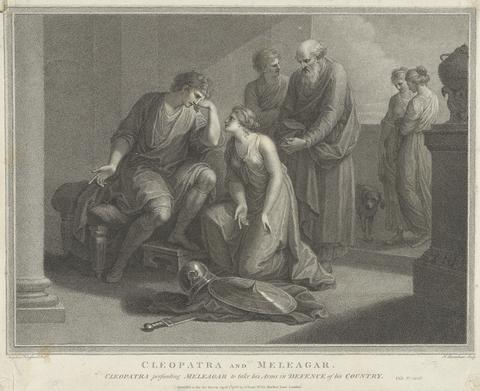 Francesco Bartolozzi RA Cleopatra And Meleagar