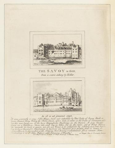 John Thomas Smith The Savoy in 1650