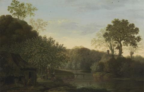 An Autumn Landscape with Apple Pickers