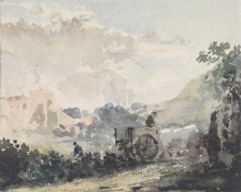 William Collins Landscape with Cart