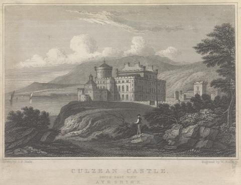William Radclyffe Culzean Castle, South East View, Ayrshire; page 84 (Volume One)