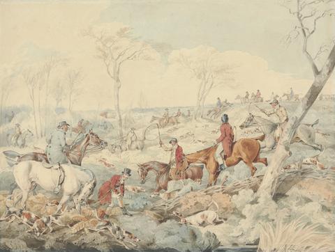 Henry Thomas Alken Foxhunting: Drawing a Cover