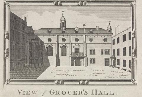 unknown artist View of Grocers Hall