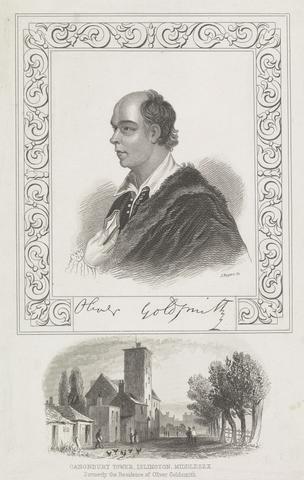J. Rogers Oliver Goldsmith and Canonbury Tower, Isington, Middlesex