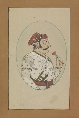 Unknown artist (Company style) Copy of a Miniature Painting of an Udaipur Maharana