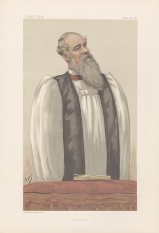 Carlo Pellegrini Vanity Fair - Clergy. 'Liverpool'. Rev. John Charles Ryle, Bishop of Liverpool. 26 March 1881