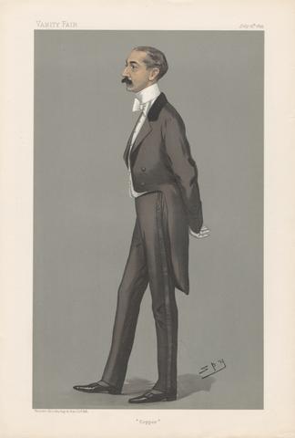 Leslie Matthew 'Spy' Ward Vanity Fair - Bankers and Financiers. 'Copper'. Reginald Ward. 13 July 1899