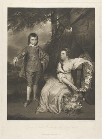 George Viscount Malden and Lady Elizabeth Capel
