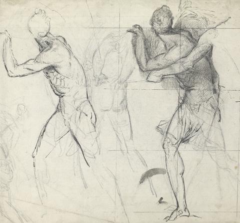 Thomas Stothard Sketch of Classical Figures in Action