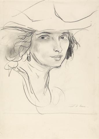 Augustus Edwin John Head of a Woman (The Artist's First Wife?)