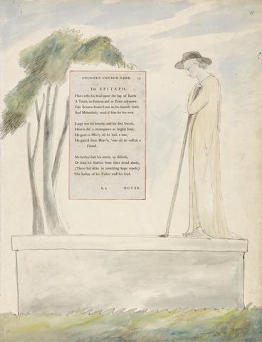 The Poems of Thomas Gray, Design 115, "Elegy Written in a Country Church-Yard."