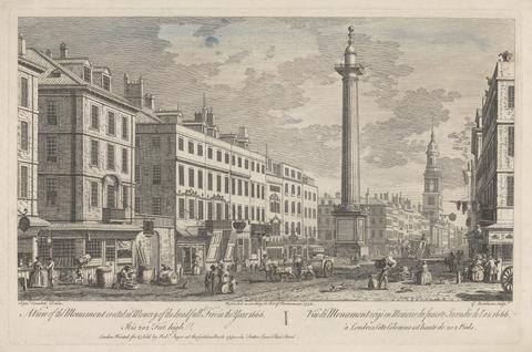 George Bickham A View of the Monument Erected in Memory of the Dreadful Fire in the Year 1666