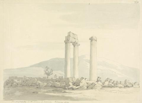 Sir Robert Smirke the younger Remains of the Temple of Jupiter in the Plains of Nemea, Greece